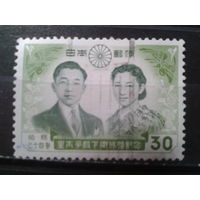 Япония, 1959. Принц Хирохито и принцесса Нагако