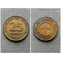 Филиппины 25  сентимо 1996