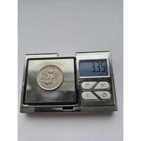 25 сентаво Мексика 1950 года, Мексиканские Соединённые Штаты (1905 - 1969). Серебро 300 пробы. L45559.