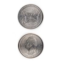 25 центов США 2011 Рекреационная зона Чикасо (Оклахома)  D