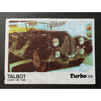 Вкладыш от жвачки TURBO 208 #0014-J01P8
