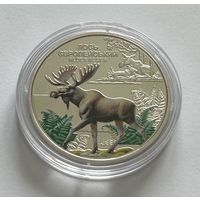 Украина 5 гривен 2025 года (Чернобыль. Возрождение. Лось европейский)