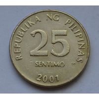 Филиппины, 25 сентимо 2001 г.