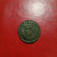 Красивая деньга 1736 года