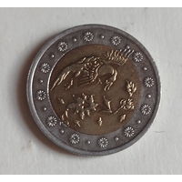 Иран 500 риалов 1385 (2006) год биметалл