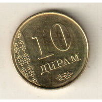 Таджикистан 10 дирам 2011