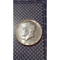 США пол доллара 1964 серебро