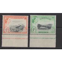 Свазиленд 1956 ** часть серии 2 марки (SG 53-54) с нижним полем