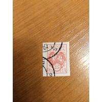 1920 Центральная Литва (Беларусь) гашеная встречается реже чистой герб (4-15)