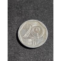 Чехия 20 геллеров 2001