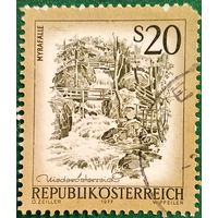 Австрия 1977. Пейзажи Австрии. Мирские водопады. Myrafalle