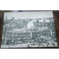 1955 год Москва ВСХВ Площадь Колхозов