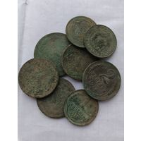 Кучка медных монет ранних советов