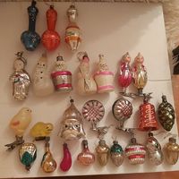 Лотом ,ёлочные игрушки
