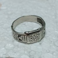 Перстень серебряный, на реставрацию. 3,65 г, 20 р-р, клейма.