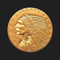 5 $ индеец 1913г.