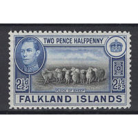 Фолкленды 1938** 2.5d Овцы Георг VI   SG#151