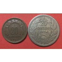 Чили 2 монеты