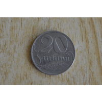 Латвия 20 сантимов 1922