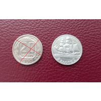 С РУБЛЯ!  Нечастые! 2 злотых. Кораблик 1936 год.