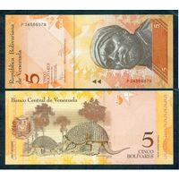 Венесуэла 5 боливар 2014 год, UNC