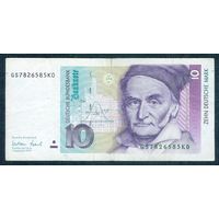 Германия 10 марок 1999 год.