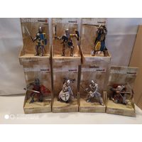 Исторические воины Шляйх(Schleich),фигурки людей, (набором 7 единиц)