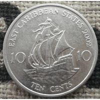 10 центов 2002 Восточные Карибы