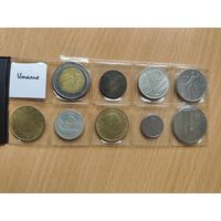9 монет Италии все разные