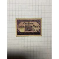 50 пфеннигов (нотгельды) г. Германия - 1312
