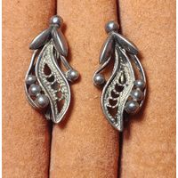 Серьги СССР, 925