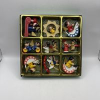 Набор деревянных новогодних украшений (13 шт.). Германия. 3697