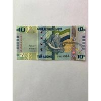 Сьерра Леоне 10 леоне 2022 год UNC