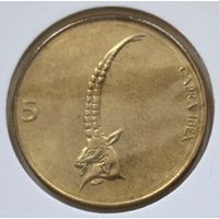 Словения 5 толаров 2000 год