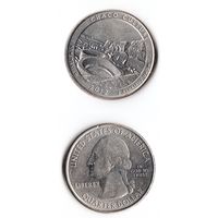25 центов США 2012 Национальный исторический парк Чако (Нью-Мексико)  D