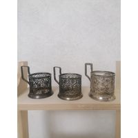 Подстаканники СССР, скань