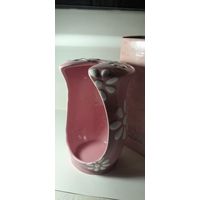 Подсвечник большой, розовый