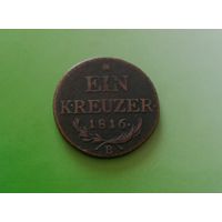 Нечастый! 1 крейслер 1816, Вена. Из коллекции!