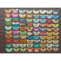 Старые белорусские этикетки от безалкогольных напитков, цена за 1 шт., все разные, см. описание лота, ю-993 (3562)