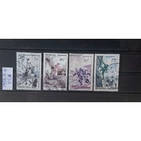 РАСПРОДАЖА ФРАНЦИЯ 1956г. Полная серия. Гаш.