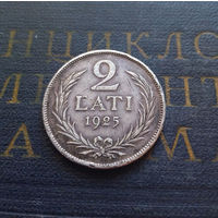 2 лата 1925 Латвия #015-A01