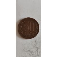 Чили 50 песос 2002