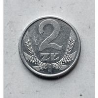 2 злотых 1989 года Польша. Народная Республика. Красивая монета!