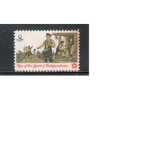 США-1973, (Мих.1121),  * , 200-лет Америке, Война, Барабанщик(одиночка)