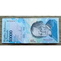 Werty71 Венесуэла 10000 боливар 2017 UNC банкнота