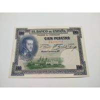 100 песет 1925 года