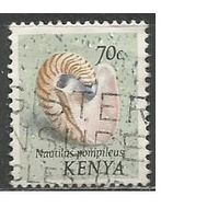 Кения. Головоногий молюск. 1971г. Mi#44.
