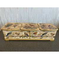 Шкатулка 26х8х7 см 3 секции