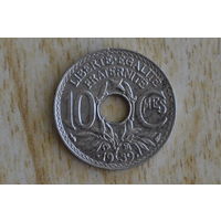 Франция 10 сантимов 1939 с 1 руб