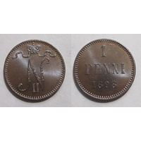 1 пенни 1898 UNC